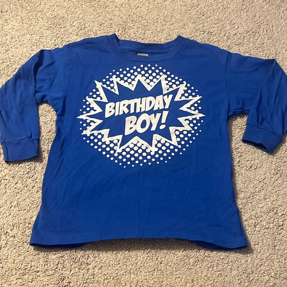 🎂Birthday Boy Long Sleeve Tshirt🎂